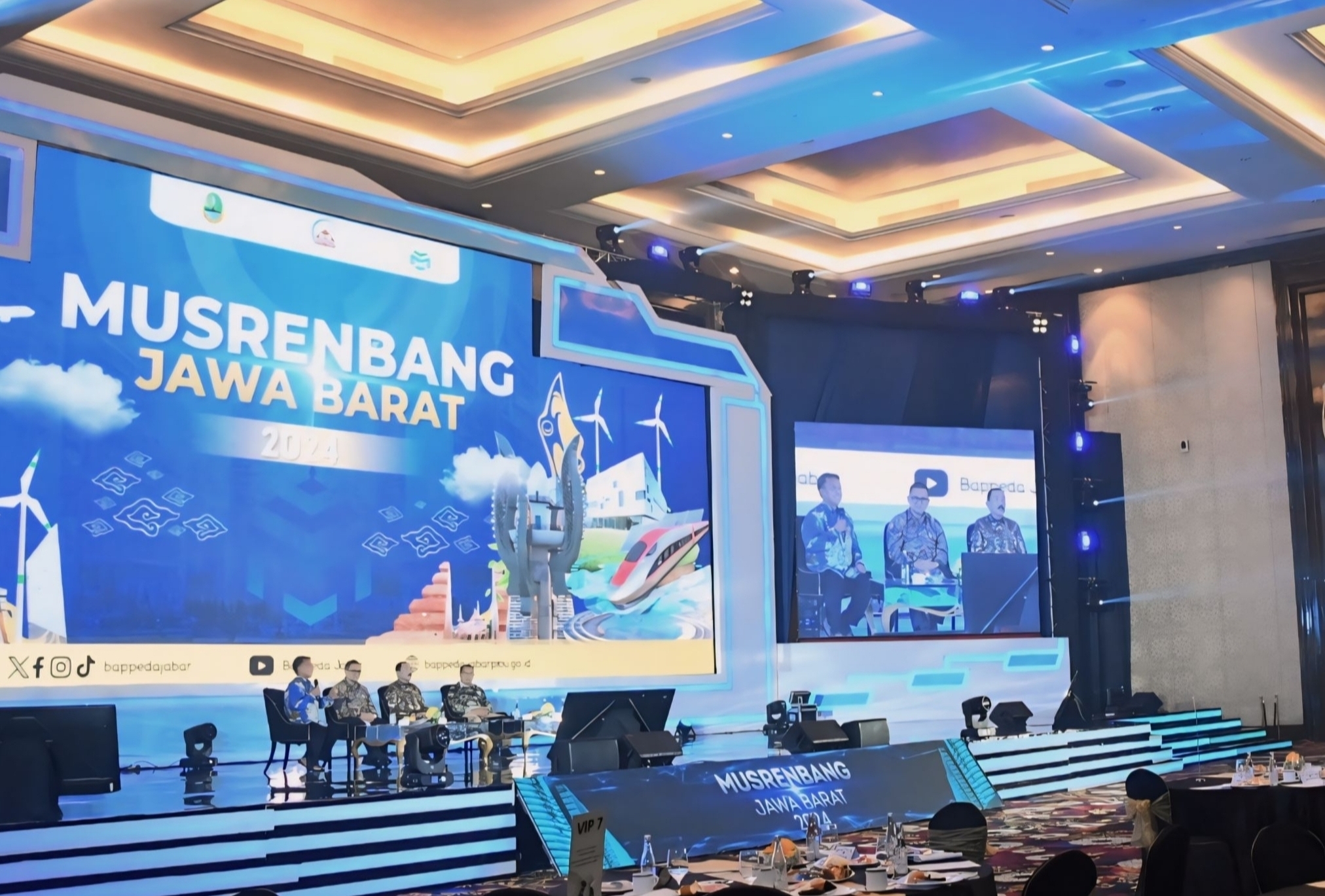 IPDN, ipdn, Rektor IPDN mewakili Menteri Dalam Negeri hadiri Musrenbang dalam rangka penyusunan RPJPD Provinsi Jabar tahun 2025-2045 dan penyusunan RKPD tahun 2025.